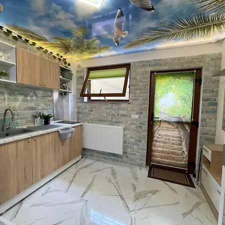 Garsonierǎ la curte si ciubǎr extracost Apartament *