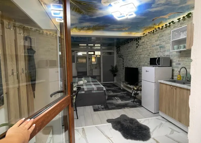 Garsonierǎ La Curte Cu Ciubǎr Apartament