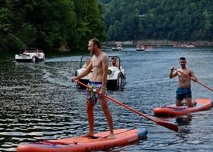 Garsonierǎ La Curte Cu Ciubǎr Apartament